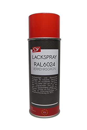 SDV Chemie Lackspray RAL 6024 VERKEHRSGRÜN 1x 400ml glänzend Acryllack SDV Chemie Lackspray RAL 6024 VERKEHRSGRÜN 1x 400ml glänzend Acryllack von SDV Chemie