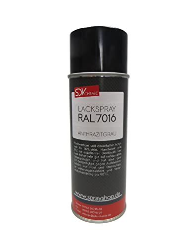 SDV Chemie Lackspray RAL 7016 ANTHRAZITGRAU seidenglanz 12x 400ml seidenglänzend Acryllack von SDV Chemie