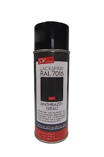 SDV Chemie Lackspray RAL 7016 anthrazitgrau matt 12x 400ml ANTHRAZITGRAU grau Acryllack Autolack von SDV Chemie