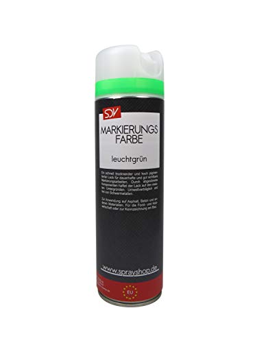 SDV Chemie Markierungsfarbe Leuchtgrün 3x 500ml Farbspray Markierspray Markierungsspray Forstspray Forstfarbe Markierungsspray von SDV Chemie