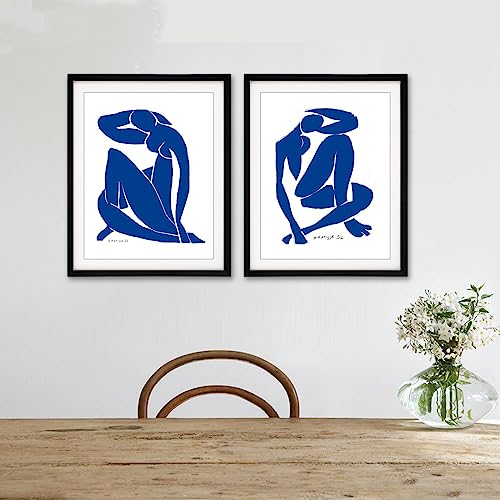 Blauer Akt, Henri Matisse, Leinwandgemälde, Reproduktion, abstrakte Kunst, minimale Illustration, Wandkunst, Leinwanddrucke, 40 x 60 cm (15,7 x 23,6 Zoll) x 2, ohne Rahmen von SDVIB