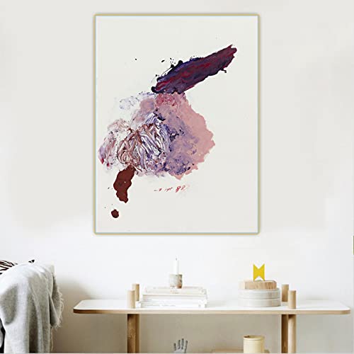 Cy Twombly《Untitled 67》Leinwand Abstrakte Kunst Ölgemälde Kunstwerk Ästhetisches Bild Poster Druck Wanddekor Dekoration 70x100cm Rahmenlos von SDVIB