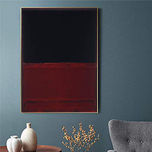 SDVIB Mark Rothko, klassisches Ölgemälde, Wandkunst, Bild, Heimdekoration, Leinwanddruck, Wohnzimmer, modernes Poster, Dekor, 50 x 70 cm, rahmenlos von SDVIB