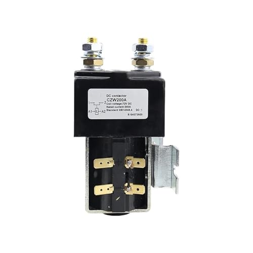200A Schütz 12VDC 24V 36V 48V 60V 72V Verwendung for Elektrofahrzeuge und technische Maschinen DC-Schütz 1St(DC72V 1NO) von SDVUAHUJ
