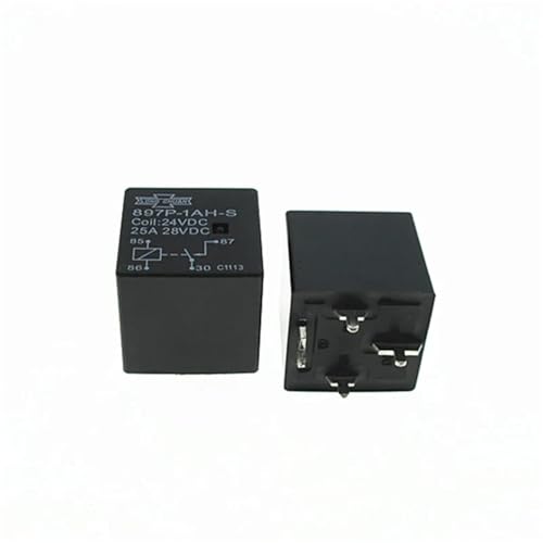 Auto 24V Relais 897P-1AH-S 24VDC 897P1AHS 24VDC DC24V 24V 25A 4PIN(2PCS) von SDVUAHUJ