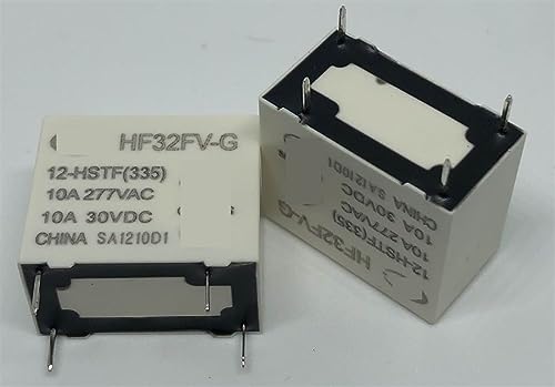 HF32FV-G 24-HSTF/5-HTF(335)(590)/12-HSTF(335)(590)/12-HTF(590)(01)/12-HSTF(335) (32F-1A-5V/12V24V-5A/10A) Relais 4 Pins 1St(HF32FV-G 12-HSTF(33) von SDVUAHUJ