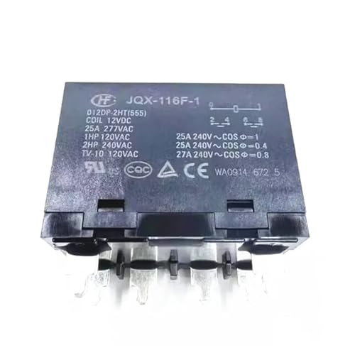 JQX-116F-1 012DP-2HT JQX116F1 012DP2HT 12V DCV12 12DCV 25A 6PIN Relais(5PCS) von SDVUAHUJ