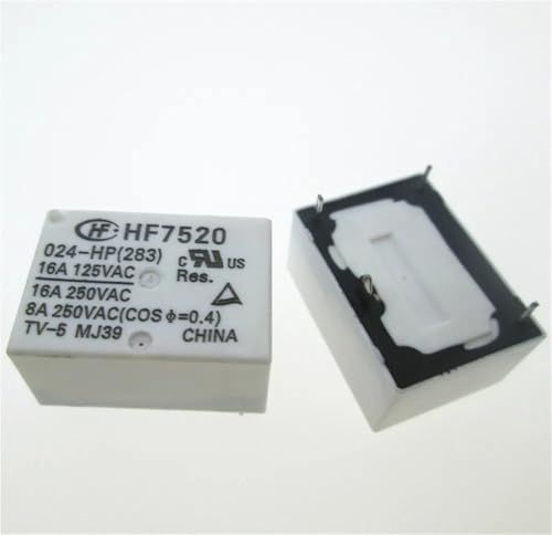 Relais HF7520 024-HP HF7520-024-HP HF7520-024HP 024HP 24V 24VDC DC24V 16A 250VAC 4PIN(20PCS) von SDVUAHUJ
