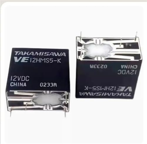 Relais VE-12HMS5-K VE12HMS5K 12V DCV12 12DCV 4PIN(5PCS) von SDVUAHUJ