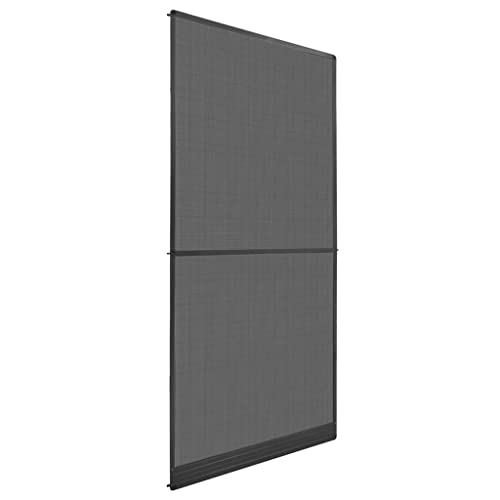 Insektenschutz mit Scharnieren für Türen, Insektenschutzgitter mit UV-beständigem Fiberglasnetz für Terrasse, Garten, Küche, 100x215 cm Anthrazit Aluminium Insektenschutz mit Scharnieren für Türen, Insektenschutzgitter mit UV-beständigem Fiberglasnetz für Terrasse, Garten, Küche, 100x215 cm Anthrazit Aluminium von SDWEHBJ