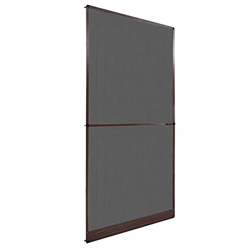Insektenschutz mit Scharnieren für Türen, Insektenschutzgitter mit UV-beständigem Fiberglasnetz für Terrasse, Garten, Küche, 120x240 cm Braun Aluminium Insektenschutz mit Scharnieren für Türen, Insektenschutzgitter mit UV-beständigem Fiberglasnetz für Terrasse, Garten, Küche, 120x240 cm Braun Aluminium von SDWEHBJ