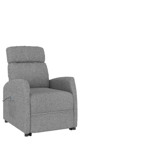 SDWEHBJ Aufstehsessel, Relaxsessel mit Liegefunktion, Aufstehhilfe, Polstersessel mit Seitentasche für Wohnzimmer, Schlafzimmer, 65x97x104.5 cm Hellgrau Stoff SDWEHBJ Aufstehsessel, Relaxsessel mit Liegefunktion, Aufstehhilfe, Polstersessel mit Seitentasche für Wohnzimmer, Schlafzimmer, 65x97x104.5 cm Hellgrau Stoff von SDWEHBJ