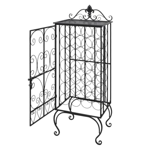 SDWEHBJ Flaschenregal für 28 Flaschen, Weinflaschenhalter, Industrielles Weinregal, Flaschenablage für Bar Zuhause Küche Restaurant, 47 x 35 x 111 cm Metall SDWEHBJ Flaschenregal für 28 Flaschen, Weinflaschenhalter, Industrielles Weinregal, Flaschenablage für Bar Zuhause Küche Restaurant, 47 x 35 x 111 cm Metall von SDWEHBJ