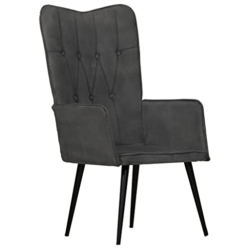 SDWEHBJ Ohrensessel, Gepolsterter Akzentstuhl, Lesesessel, Einzelsofa für Schlafzimmer, Wohnzimmer, Büro, Vanity, Robust, 55 x 41 x 97 cm Schwarz Canvas SDWEHBJ Ohrensessel, Gepolsterter Akzentstuhl, Lesesessel, Einzelsofa für Schlafzimmer, Wohnzimmer, Büro, Vanity, Robust, 55 x 41 x 97 cm Schwarz Canvas von SDWEHBJ