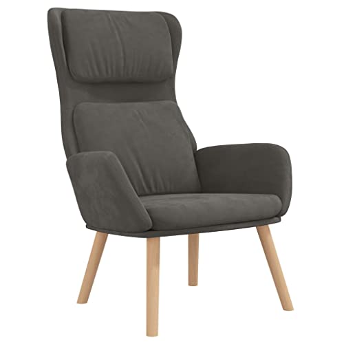 SDWEHBJ Relaxsessel, Beistellstuhl, Modern Freizeitstuhl Gepolstert mit Massivholzrahmen, Lesesessel Für Wohnzimmer, Schlafzimmer, 70x77x98 cm Dunkelgrau Samt SDWEHBJ Relaxsessel, Beistellstuhl, Modern Freizeitstuhl Gepolstert mit Massivholzrahmen, Lesesessel Für Wohnzimmer, Schlafzimmer, 70x77x98 cm Dunkelgrau Samt von SDWEHBJ