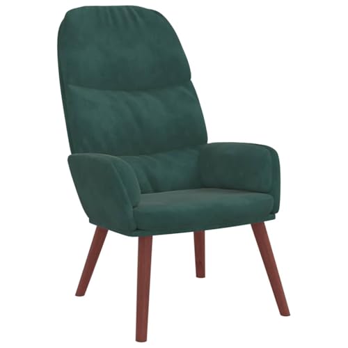 SDWEHBJ Relaxsessel, Beistellstuhl, Modern Freizeitstuhl Gepolstert mit Massivholzrahmen, Lesesessel Für Wohnzimmer, Schlafzimmer, 70x77x98 cm Dunkelgrün Samt SDWEHBJ Relaxsessel, Beistellstuhl, Modern Freizeitstuhl Gepolstert mit Massivholzrahmen, Lesesessel Für Wohnzimmer, Schlafzimmer, 70x77x98 cm Dunkelgrün Samt von SDWEHBJ