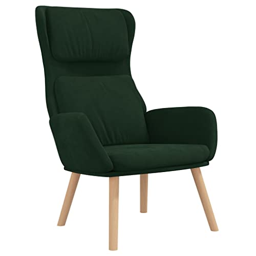 SDWEHBJ Relaxsessel, Beistellstuhl, Modern Freizeitstuhl Gepolstert mit Massivholzrahmen, Lesesessel Für Wohnzimmer, Schlafzimmer, 70x77x98 cm Dunkelgrün Samt SDWEHBJ Relaxsessel, Beistellstuhl, Modern Freizeitstuhl Gepolstert mit Massivholzrahmen, Lesesessel Für Wohnzimmer, Schlafzimmer, 70x77x98 cm Dunkelgrün Samt von SDWEHBJ