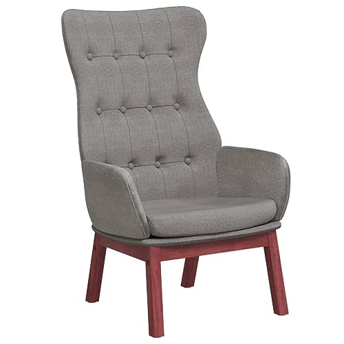 SDWEHBJ Relaxsessel, Beistellstuhl, Modern Freizeitstuhl Gepolstert mit Massivholzrahmen, Stofflesestuhl Für Wohnzimmer, Schlafzimmer, 70x77x94 cm Hellgrau Stoff SDWEHBJ Relaxsessel, Beistellstuhl, Modern Freizeitstuhl Gepolstert mit Massivholzrahmen, Stofflesestuhl Für Wohnzimmer, Schlafzimmer, 70x77x94 cm Hellgrau Stoff von SDWEHBJ