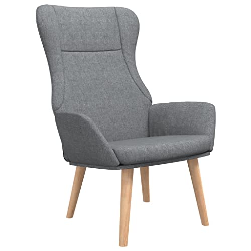 SDWEHBJ Relaxsessel, Esszimmerstuhl, Gepolsterter Stuhl, Bürostuhl, Loungesessel für Esszimmer, Küche, Wohnzimmer, Robust, 70 x 77 x 94 cm Hellgrau Stoff SDWEHBJ Relaxsessel, Esszimmerstuhl, Gepolsterter Stuhl, Bürostuhl, Loungesessel für Esszimmer, Küche, Wohnzimmer, Robust, 70 x 77 x 94 cm Hellgrau Stoff von SDWEHBJ