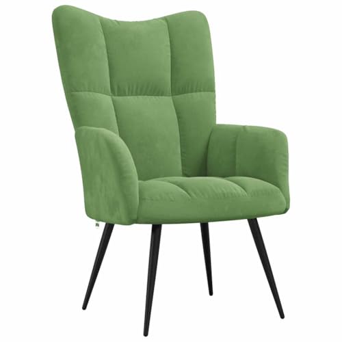 SDWEHBJ Relaxsessel, Esszimmerstuhl, Gepolsterter Stuhl, Bürostuhl, Loungesessel für Esszimmer, Wohnzimmer, Schlafzimmer, 61x70x96.5 cm Hellgrün Samt SDWEHBJ Relaxsessel, Esszimmerstuhl, Gepolsterter Stuhl, Bürostuhl, Loungesessel für Esszimmer, Wohnzimmer, Schlafzimmer, 61x70x96.5 cm Hellgrün Samt von SDWEHBJ