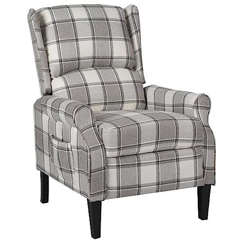SDWEHBJ Relaxsessel, Fernsehsessel mit Liegefunktion, Polstersessel mit Seitentasche für Wohnzimmer, Schlafzimmer, Büro, 71 x 90.5 x 101.5 cm Grau Stoff SDWEHBJ Relaxsessel, Fernsehsessel mit Liegefunktion, Polstersessel mit Seitentasche für Wohnzimmer, Schlafzimmer, Büro, 71 x 90.5 x 101.5 cm Grau Stoff von SDWEHBJ