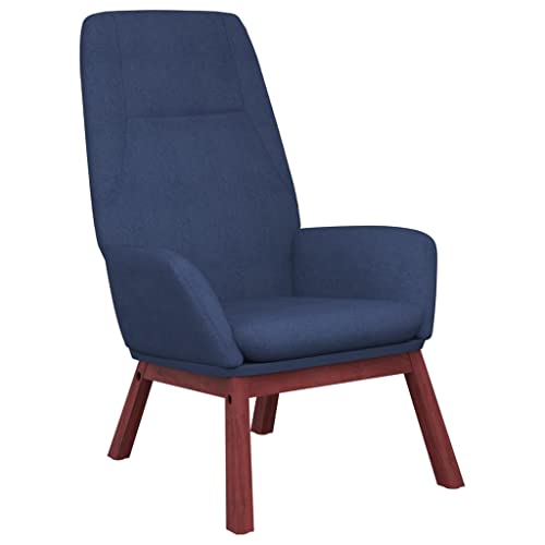 SDWEHBJ Relaxsessel, Gepolsterter Stuhl, Einzelsofa, Clubsessel, Fernsehsessel für Wohnzimmer, Schlafzimmer, Empfangsbereich, 70 x 77 x 94 cm Blau Stoff SDWEHBJ Relaxsessel, Gepolsterter Stuhl, Einzelsofa, Clubsessel, Fernsehsessel für Wohnzimmer, Schlafzimmer, Empfangsbereich, 70 x 77 x 94 cm Blau Stoff von SDWEHBJ