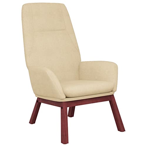SDWEHBJ Relaxsessel, Gepolsterter Stuhl, Einzelsofa, Clubsessel, Fernsehsessel für Wohnzimmer, Schlafzimmer, Empfangsbereich, 70 x 77 x 94 cm Creme Stoff SDWEHBJ Relaxsessel, Gepolsterter Stuhl, Einzelsofa, Clubsessel, Fernsehsessel für Wohnzimmer, Schlafzimmer, Empfangsbereich, 70 x 77 x 94 cm Creme Stoff von SDWEHBJ