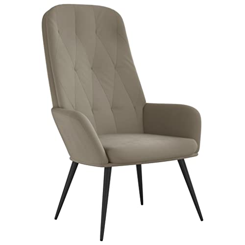 SDWEHBJ Relaxsessel, Gepolsterter Stuhl, Einzelsofa, Clubsessel, Fernsehsessel für Wohnzimmer, Schlafzimmer, Empfangsbereich, 70 x 77 x 98 cm Hellgrau Samt SDWEHBJ Relaxsessel, Gepolsterter Stuhl, Einzelsofa, Clubsessel, Fernsehsessel für Wohnzimmer, Schlafzimmer, Empfangsbereich, 70 x 77 x 98 cm Hellgrau Samt von SDWEHBJ