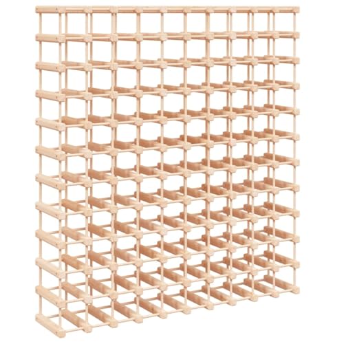 SDWEHBJ Weinregal für 120 Flaschen, Flaschenregal, Weinständer, Weinflaschenhalter für Weinkeller, Wohnzimmer, Küche, 112,5x23x123,5 cm Massivholz Kiefer von SDWEHBJ