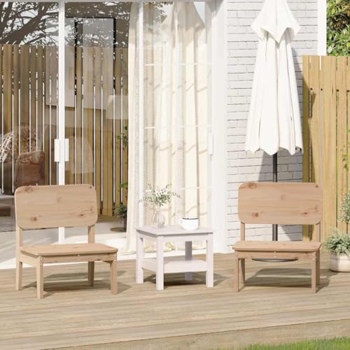 Gartenstühle 2er Set, Freizeitstuhl, Outdoor Stühle für Balkon, Terrasse, Garten, Robust und langlebig, 60 x 52,5 x 72 cm Massivholz Kiefer Gartenstühle 2er Set, Freizeitstuhl, Outdoor Stühle für Balkon, Terrasse, Garten, Robust und langlebig, 60 x 52,5 x 72 cm Massivholz Kiefer von SDWEHO7