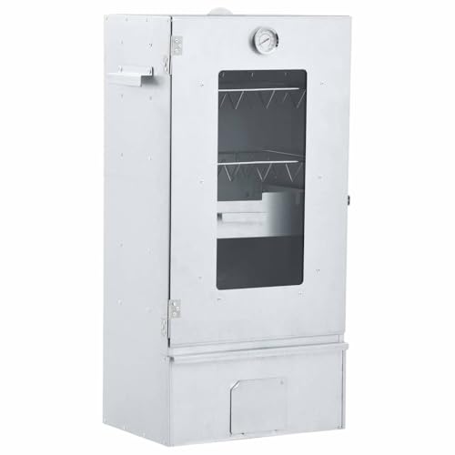 Räucherofen mit Hackschnitzel & 12 S-förmige Haken, Räucherschrank mit Sichtfenster & Thermometer, Rostfrei, 44,5 x 29 x 83 cm Verzinkter Stahl Räucherofen mit Hackschnitzel & 12 S-förmige Haken, Räucherschrank mit Sichtfenster & Thermometer, Rostfrei, 44,5 x 29 x 83 cm Verzinkter Stahl von SDWEHO7