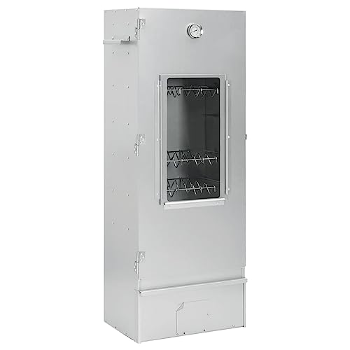 Räucherofen mit Kaltrauchgenerator & S-förmige Haken, Räucherschrank mit Sichtfenster & Thermometer, Rostfrei, Robust und langlebig, Verzinkter Stahl 44,5 x 29 x 110 cm Räucherofen mit Kaltrauchgenerator & S-förmige Haken, Räucherschrank mit Sichtfenster & Thermometer, Rostfrei, Robust und langlebig, Verzinkter Stahl 44,5 x 29 x 110 cm von SDWEHO7