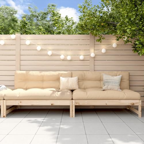 SDWEHO7 2er-Set Gartensofa, 2-Sitzer Lounge Sofa Outdoor Gartenmöbel Mittelsofa Terrassensofa Gartenbank Gartenlounge Sofa, 120x80 cm Massivholz Kiefer SDWEHO7 2er-Set Gartensofa, 2-Sitzer Lounge Sofa Outdoor Gartenmöbel Mittelsofa Terrassensofa Gartenbank Gartenlounge Sofa, 120x80 cm Massivholz Kiefer von SDWEHO7