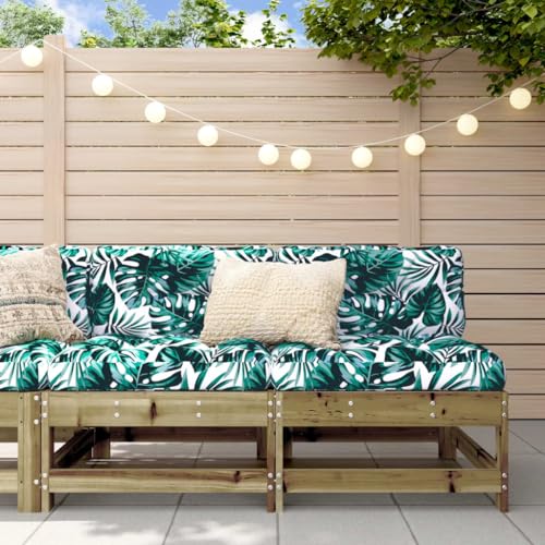 SDWEHO7 2er-Set Gartensofa, 2-Sitzer Lounge Sofa Outdoor Gartenmöbel Mittelsofa Terrassensofa Gartenbank Gartenlounge Sofa, Kiefernholz Imprägniert SDWEHO7 2er-Set Gartensofa, 2-Sitzer Lounge Sofa Outdoor Gartenmöbel Mittelsofa Terrassensofa Gartenbank Gartenlounge Sofa, Kiefernholz Imprägniert von SDWEHO7