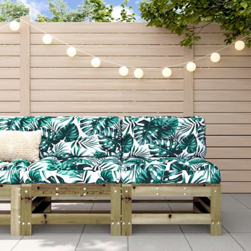 SDWEHO7 2er-Set Gartensofa, 2-Sitzer Lounge Sofa Outdoor Gartenmöbel Mittelsofa Terrassensofa Gartenbank Gartenlounge Sofa, Kiefernholz Imprägniert SDWEHO7 2er-Set Gartensofa, 2-Sitzer Lounge Sofa Outdoor Gartenmöbel Mittelsofa Terrassensofa Gartenbank Gartenlounge Sofa, Kiefernholz Imprägniert von SDWEHO7