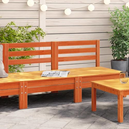 SDWEHO7 2er-Set Gartensofa Lounge Sofa Outdoor Gartenmöbel ohne Armlehnen Gartenstuhl Terrassensofa Gartenlounge Sofa, Wachsbraun Massivholz Kiefer SDWEHO7 2er-Set Gartensofa Lounge Sofa Outdoor Gartenmöbel ohne Armlehnen Gartenstuhl Terrassensofa Gartenlounge Sofa, Wachsbraun Massivholz Kiefer von SDWEHO7