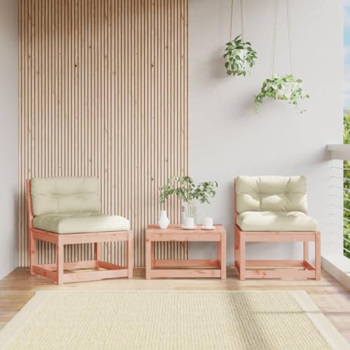 SDWEHO7 2er Set Gartensofas Lounge Sofas Outdoor Gartenmöbel Einzelsofa Gartenstuhl Terrassensofa Gartenlounge Sofa mit Kissen, Massivholz Douglasie SDWEHO7 2er Set Gartensofas Lounge Sofas Outdoor Gartenmöbel Einzelsofa Gartenstuhl Terrassensofa Gartenlounge Sofa mit Kissen, Massivholz Douglasie von SDWEHO7