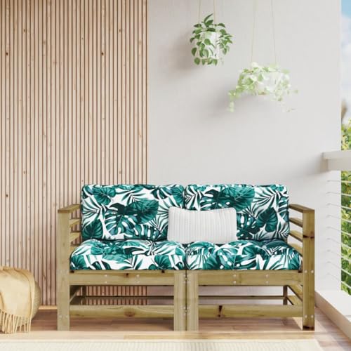 SDWEHO7 2er-Set Outdoor Ecksofas, 2-Sitzer Lounge Sofa Gartensofa Einzelsofa Terrassensofa Gartenlounge Sofa Gartenmöbel, Kiefernholz Imprägniert SDWEHO7 2er-Set Outdoor Ecksofas, 2-Sitzer Lounge Sofa Gartensofa Einzelsofa Terrassensofa Gartenlounge Sofa Gartenmöbel, Kiefernholz Imprägniert von SDWEHO7