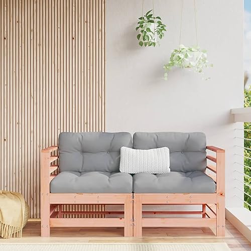 SDWEHO7 2er-Set Outdoor Ecksofas, 2-Sitzer Lounge Sofa Gartensofa Einzelsofa Terrassensofa Gartenlounge Sofa Gartenmöbel, Massivholz Douglasie SDWEHO7 2er-Set Outdoor Ecksofas, 2-Sitzer Lounge Sofa Gartensofa Einzelsofa Terrassensofa Gartenlounge Sofa Gartenmöbel, Massivholz Douglasie von SDWEHO7