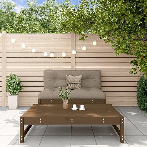 SDWEHO7 2er-Set Outdoor Sitzgruppe Balkon Lounge Möbel Outdoor Gartensofa Gartenmöbel Set Honigbraun Massivholz Kiefer SDWEHO7 2er-Set Outdoor Sitzgruppe Balkon Lounge Möbel Outdoor Gartensofa Gartenmöbel Set Honigbraun Massivholz Kiefer von SDWEHO7