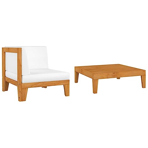 SDWEHO7 2er-Set Outdoor Sitzgruppe Balkon Lounge Möbel Outdoor Gartensofa Gartenmöbel Set mit Auflagen Massivholz Akazie SDWEHO7 2er-Set Outdoor Sitzgruppe Balkon Lounge Möbel Outdoor Gartensofa Gartenmöbel Set mit Auflagen Massivholz Akazie von SDWEHO7
