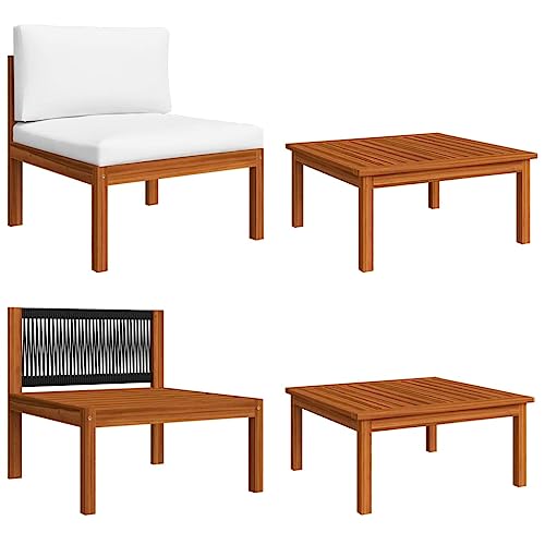 SDWEHO7 2er-Set Outdoor Sitzgruppe Balkon Lounge Möbel Outdoor Gartensofa Gartenmöbel Set mit Auflagen Massivholz Akazie SDWEHO7 2er-Set Outdoor Sitzgruppe Balkon Lounge Möbel Outdoor Gartensofa Gartenmöbel Set mit Auflagen Massivholz Akazie von SDWEHO7