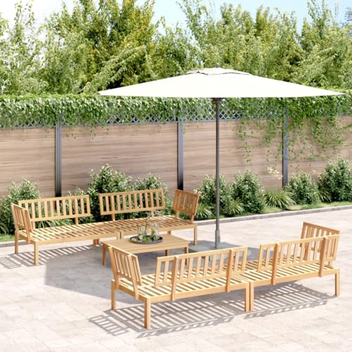 SDWEHO7 5er-Set Gartenmöbel, Outdoor Sitzgruppe mit Tisch, Balkonmöbel Balkonset Terrassenmöbel Garten Lounge Set für Terrasse Balkon, Massivholz Akazie SDWEHO7 5er-Set Gartenmöbel, Outdoor Sitzgruppe mit Tisch, Balkonmöbel Balkonset Terrassenmöbel Garten Lounge Set für Terrasse Balkon, Massivholz Akazie von SDWEHO7
