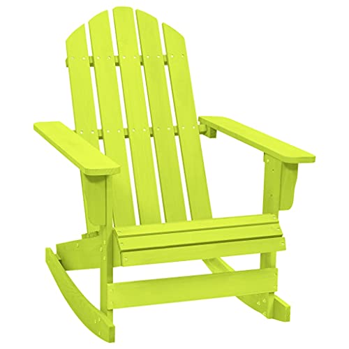 SDWEHO7 Adirondack-Schaukelstuhl, Gemütliche Gartenliege, Outdoor Stuhl für Garten, Pool, Balkon & Terrasse, Robust und langlebig, 70 x 91,5 x 92 cm Massivholz Tanne Grün SDWEHO7 Adirondack-Schaukelstuhl, Gemütliche Gartenliege, Outdoor Stuhl für Garten, Pool, Balkon & Terrasse, Robust und langlebig, 70 x 91,5 x 92 cm Massivholz Tanne Grün von SDWEHO7
