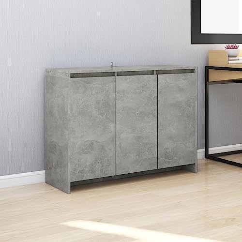 SDWEHO7 Buffet Sideboard mit 6 Fächern, Modernes Beistellschrank Flurschrank Aufbewahrungsschrank für Schlafzimmer Wohnzimmer, Betongrau 102x33x75 cm Holzwerkstoff SDWEHO7 Buffet Sideboard mit 6 Fächern, Modernes Beistellschrank Flurschrank Aufbewahrungsschrank für Schlafzimmer Wohnzimmer, Betongrau 102x33x75 cm Holzwerkstoff von SDWEHO7