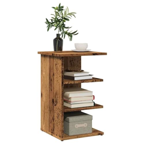 Buffet Sideboard mit Stauraum, Beistellschrank Flurschrank Aufbewahrungsschrank für Schlafzimmer Wohnzimmer, Altholz-Optik 35x35x55 cm Holzwerkstoff Buffet Sideboard mit Stauraum, Beistellschrank Flurschrank Aufbewahrungsschrank für Schlafzimmer Wohnzimmer, Altholz-Optik 35x35x55 cm Holzwerkstoff von SDWEHO7