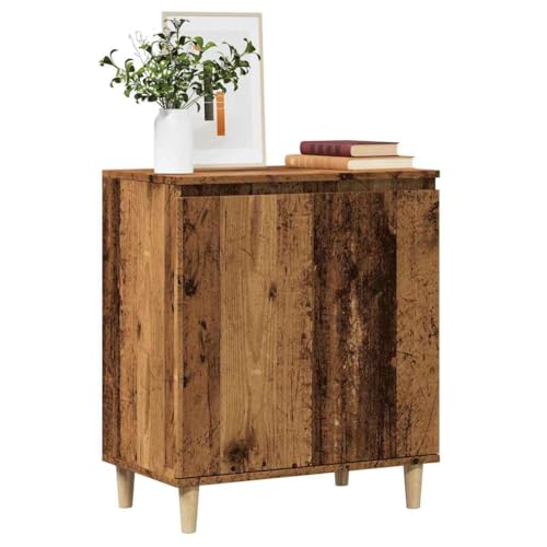 Buffet Sideboard mit Stauraum, Beistellschrank Flurschrank Aufbewahrungsschrank für Schlafzimmer Wohnzimmer, Altholz-Optik 60x35x70 cm Holzwerkstoff von SDWEHO7
