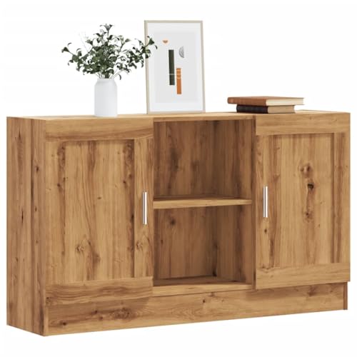 SDWEHO7 Buffet Sideboard mit Stauraum, Beistellschrank Flurschrank Aufbewahrungsschrank für Schlafzimmer Wohnzimmer, Artisan-Eiche 120x30,5x70 cm Holzwerkstoff SDWEHO7 Buffet Sideboard mit Stauraum, Beistellschrank Flurschrank Aufbewahrungsschrank für Schlafzimmer Wohnzimmer, Artisan-Eiche 120x30,5x70 cm Holzwerkstoff von SDWEHO7