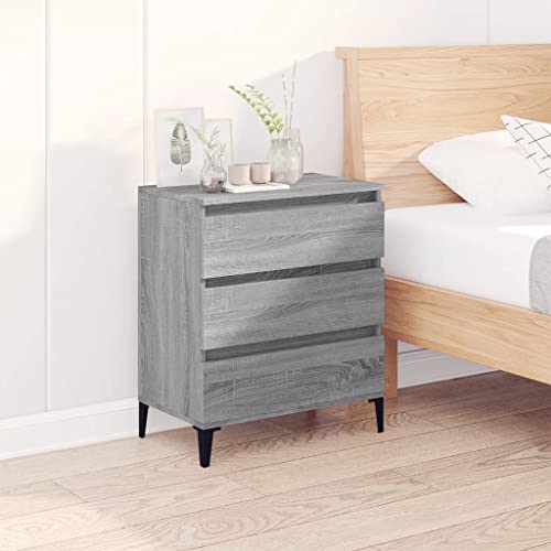 Buffet Sideboard mit Stauraum, Beistellschrank Flurschrank Aufbewahrungsschrank für Schlafzimmer Wohnzimmer, Grau Sonoma 60x35x70 cm Holzwerkstoff von SDWEHO7
