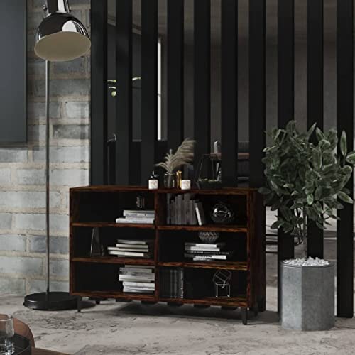 SDWEHO7 Buffet Sideboard mit Stauraum, Beistellschrank Flurschrank Aufbewahrungsschrank für Schlafzimmer Wohnzimmer, Räuchereiche 103,5x35x70 cm Holzwerkstoff SDWEHO7 Buffet Sideboard mit Stauraum, Beistellschrank Flurschrank Aufbewahrungsschrank für Schlafzimmer Wohnzimmer, Räuchereiche 103,5x35x70 cm Holzwerkstoff von SDWEHO7